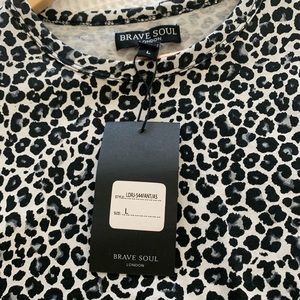 Leopard T-Shirt Dress